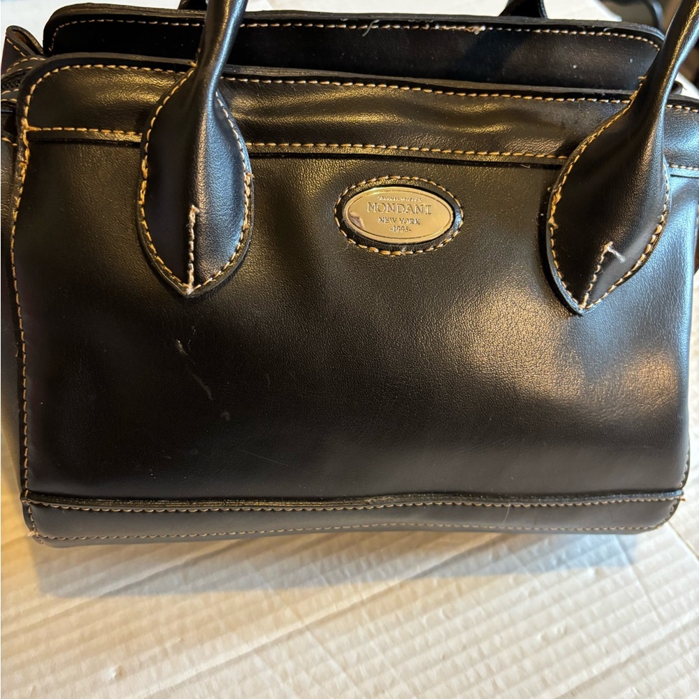 MoDa New York Black Leather Handbag